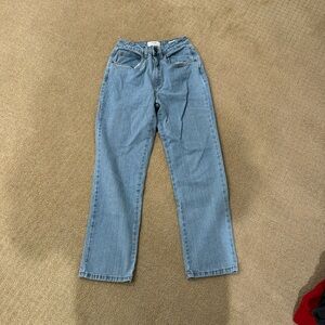 Cotton on blue stretch straight leg jeans
